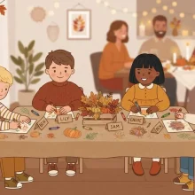 15 Thanksgiving Kids Table Ideas