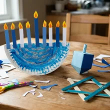 16 Hanukkah Crafts for Kids (Free Templates)