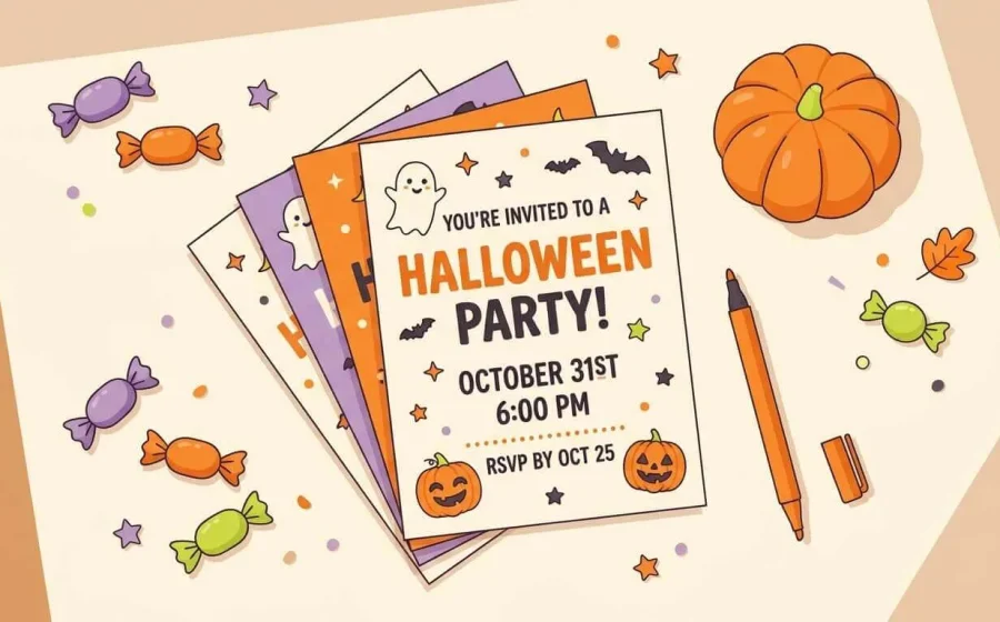 12 Free Printable Halloween Party Invitations for Kids