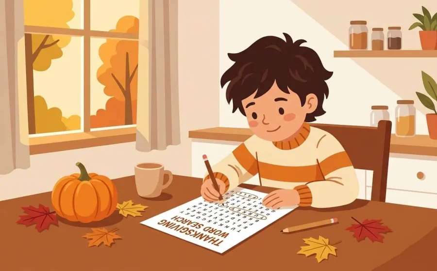 Canadian Thanksgiving Word Search and 7 More Free Puzzles