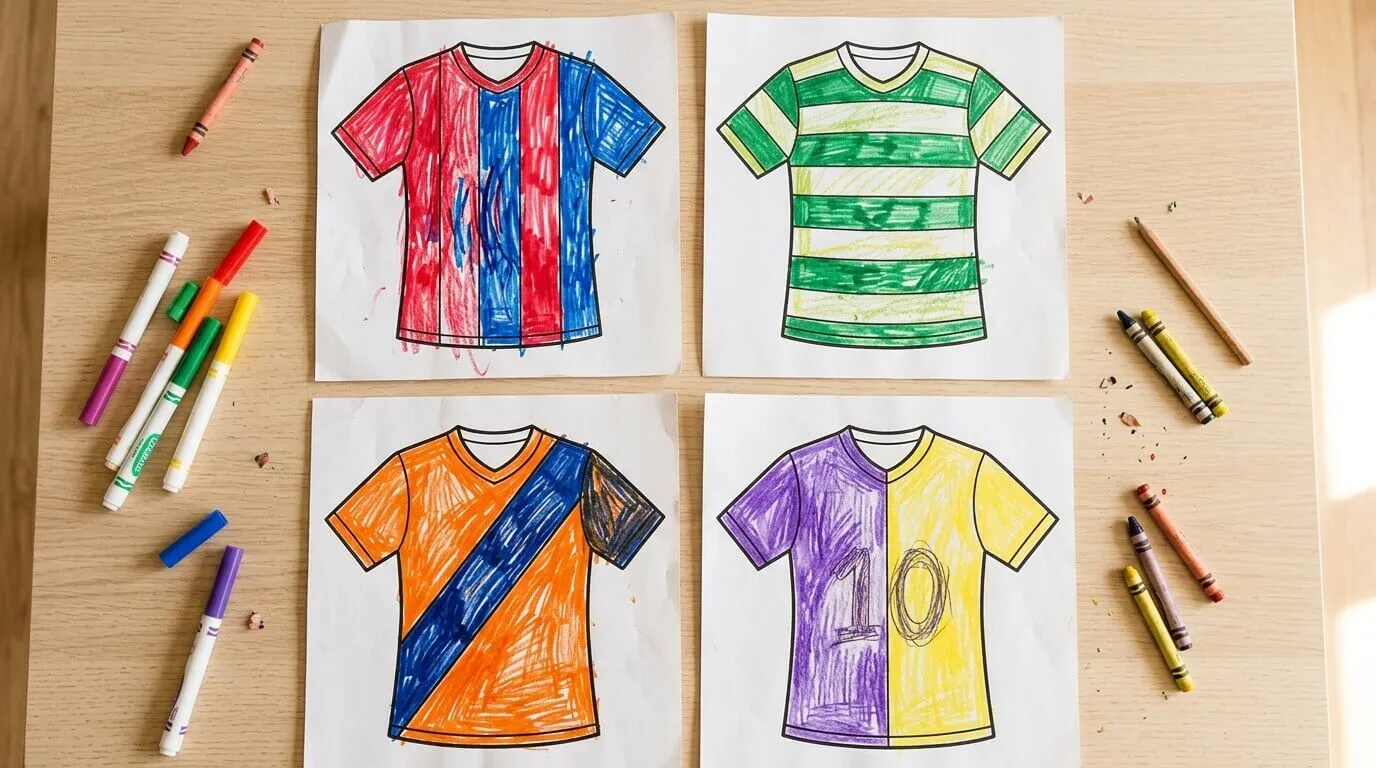  Soccer Jersey Template Kids Can Design (8 Free Printables)