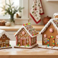 Gingerbread House Template (Free Printable): Small, Medium and Large + Paper Version