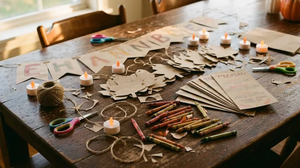 Free printables for DIY Thanksgiving table decorations