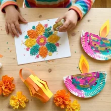 12 Diwali Crafts for Kids (Free Templates)