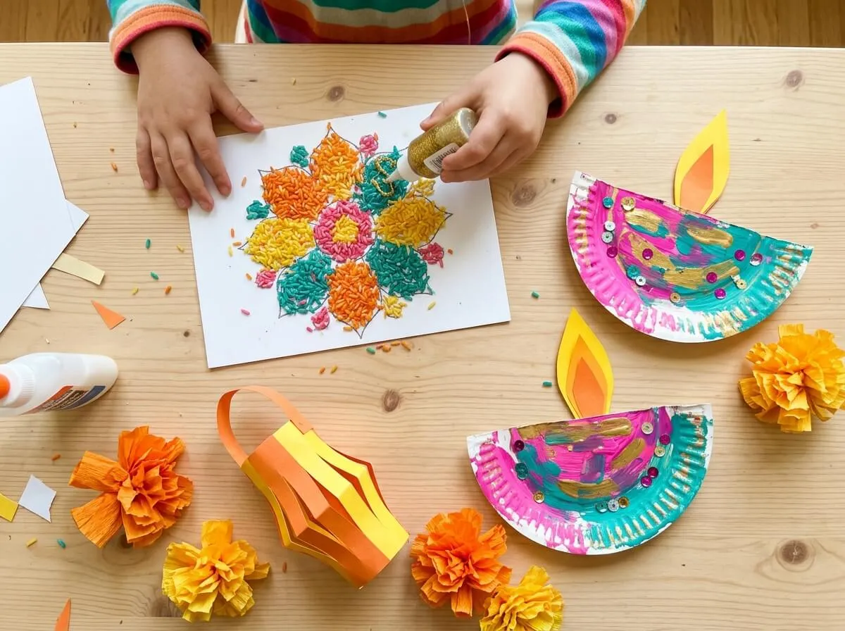 12 Diwali Crafts for Kids (Free Templates)