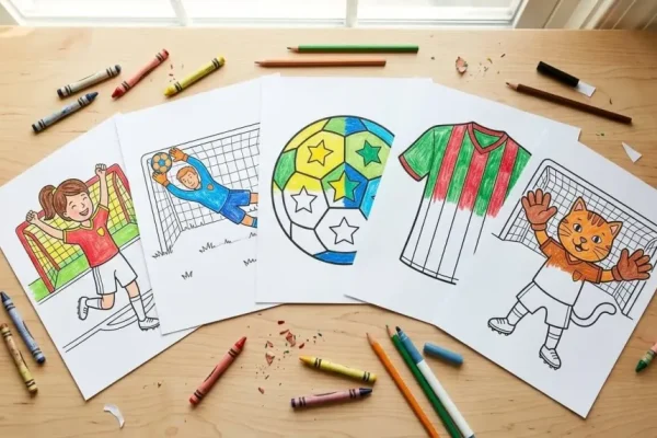 Soccer Coloring Pages: 30 Free Printables for Kids (PDF)